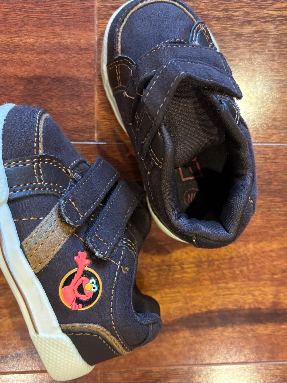 Toddler Brown Elmo Velcro Sneakers